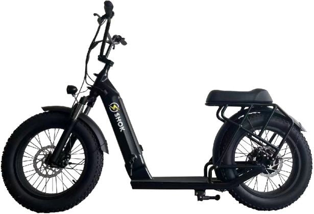 SHOK Fusion - Step Through Fat Tire eBike/Hybrid Scooter