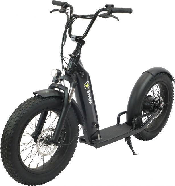 SHOK Fusion - Step Through Fat Tire eBike/Hybrid Scooter