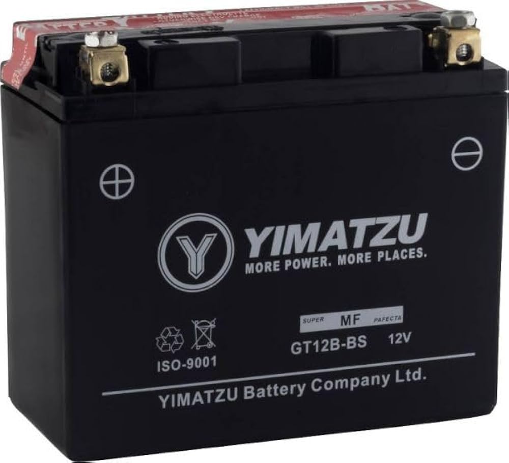Battery - GTX12-BS Yimatzu, AGM, Maintenance Free