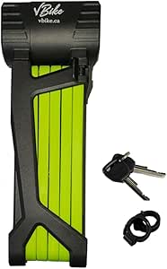 Bike Lock E-Look Hardened Steel Alloy Folding Lock