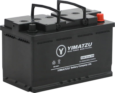 Battery - Group 94R / H7 / LN4 Automotive, 12V 80Ah, 825CCA, SLA, MF, Yimatzu
