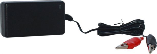 OVERSTOCK SPECIAL - Charger - 12V, 0.8A, Alligator Clips, Trickle Charger
