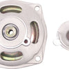 Clutch - Clutch Bell with Chain Cover, M8 & M10, Chrome