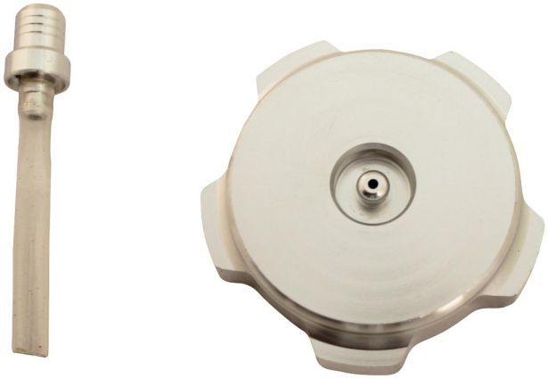 OVERSTOCK SPECIAL - Fuel Tank Cap - Chrome Aluminum