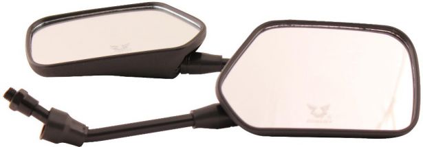 OVERSTOCK SPECIAL - Mirror - Square, 10mm, 2pc Set