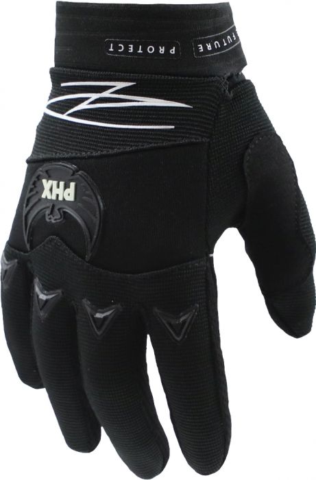 OVERSTOCK SPECIAL - PHX Firelite Gloves - Tempest, Black, Youth, Medium