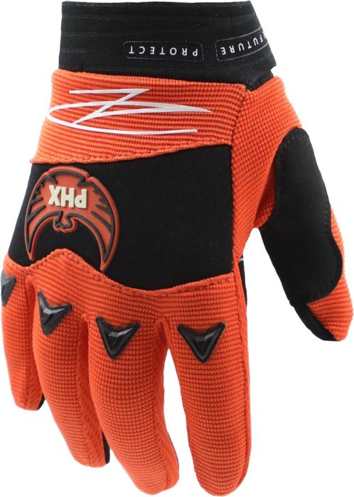 OVERSTOCK SPECIAL - PHX Firelite Gloves - Tempest, Orange, Youth, Medium