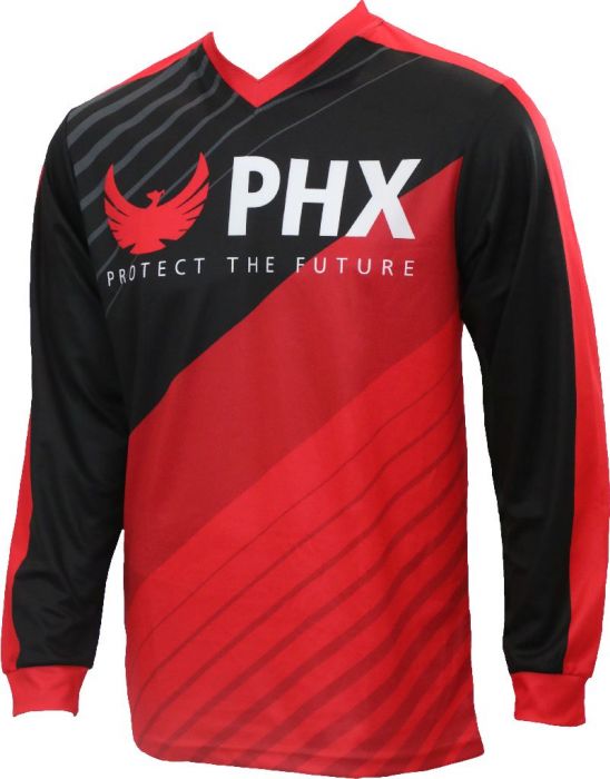 OVERSTOCK SPECIAL - PHX Helios Jersey - Hydra, Red, Adult, XL