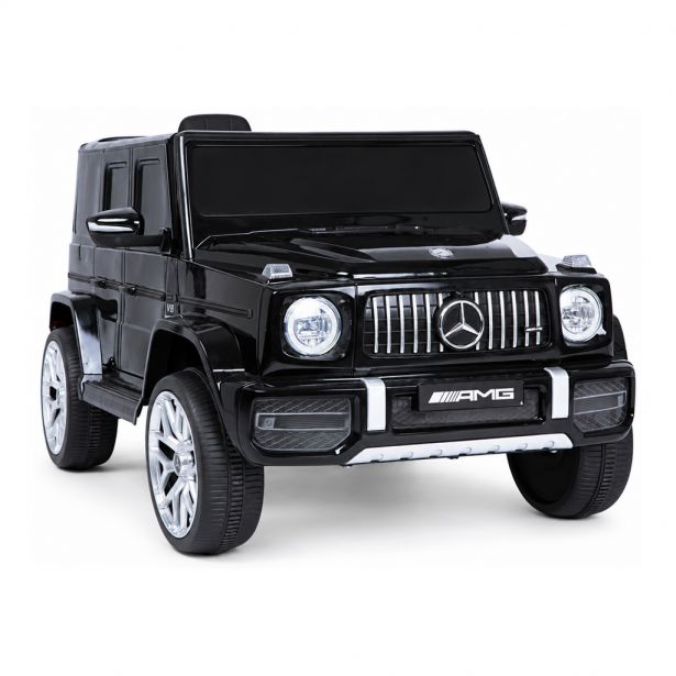 SHOK Mercedes-Benz G63 - Licensed Kids Electric Ride-On, 12V 4.5Ah, Parent Remote, Black