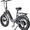 SHOK Quasar EBike Step Through Fat Tire Folding