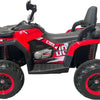 SHOK Ride On - Rumble Rider 4x4 ATV, 24V, Leather Seats, EVA Wheels, Remote, Red