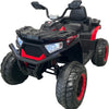 SHOK Ride On - Rumble Rider 4x4 ATV, 24V, Leather Seats, EVA Wheels, Remote, Red