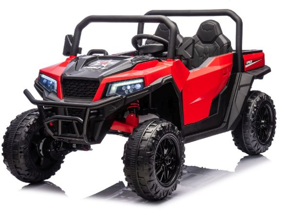 SHOK Ride On Tug Bug - TaskMaster FOUR, 2-Seat, 24V, Leather Seats, EVA Wheels, Remote
