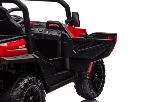 SHOK Ride On Tug Bug - TaskMaster FOUR, 2-Seat, 24V, Leather Seats, EVA Wheels, Remote
