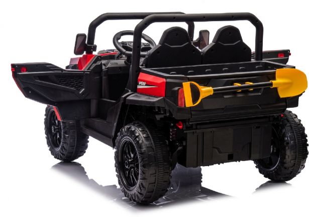 SHOK Ride On Tug Bug - TaskMaster FOUR, 2-Seat, 24V, Leather Seats, EVA Wheels, Remote