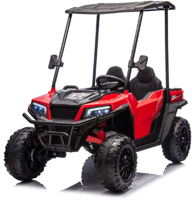 SHOK Ride On Tug Bug - TaskMaster FOUR, 2-Seat, 24V, Leather Seats, EVA Wheels, Remote
