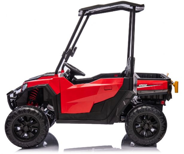 SHOK Ride On Tug Bug - TaskMaster FOUR, 2-Seat, 24V, Leather Seats, EVA Wheels, Remote