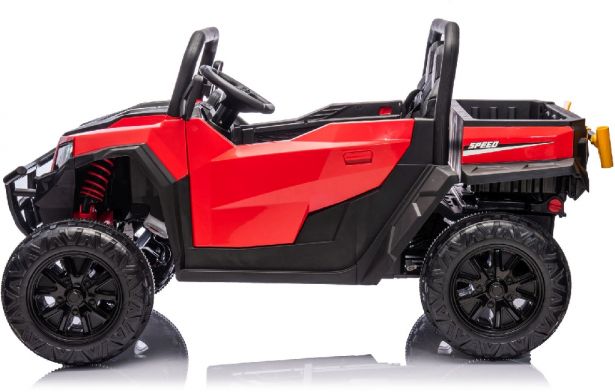 SHOK Ride On Tug Bug - TaskMaster FOUR, 2-Seat, 24V, Leather Seats, EVA Wheels, Remote