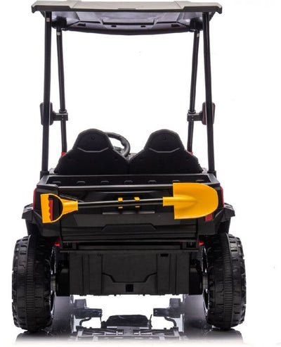 SHOK Ride On Tug Bug - TaskMaster FOUR, 2-Seat, 24V, Leather Seats, EVA Wheels, Remote