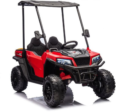SHOK Ride On Tug Bug - TaskMaster FOUR, 2-Seat, 24V, Leather Seats, EVA Wheels, Remote