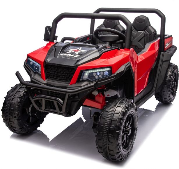 SHOK Ride On Tug Bug - TaskMaster FOUR, 2-Seat, 24V, Leather Seats, EVA Wheels, Remote