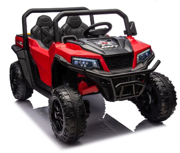 SHOK Ride On Tug Bug - TaskMaster FOUR, 2-Seat, 24V, Leather Seats, EVA Wheels, Remote