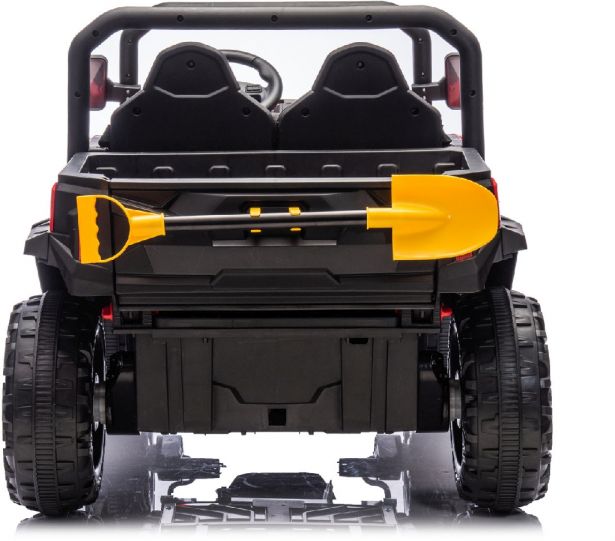 SHOK Ride On Tug Bug - TaskMaster FOUR, 2-Seat, 24V, Leather Seats, EVA Wheels, Remote