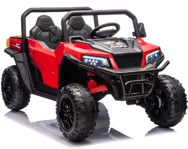 SHOK Ride On Tug Bug - TaskMaster FOUR, 2-Seat, 24V, Leather Seats, EVA Wheels, Remote