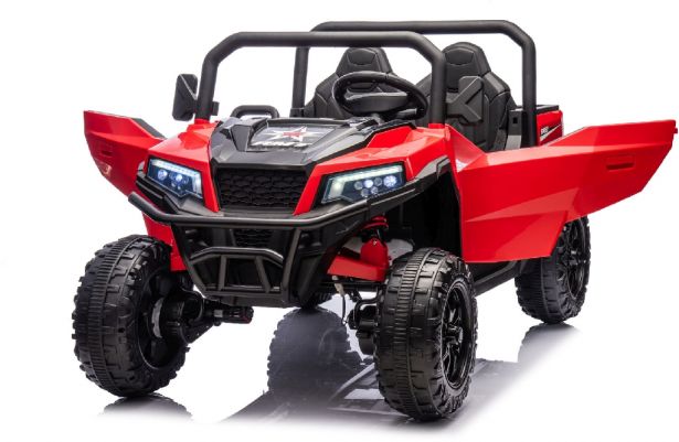 SHOK Ride On Tug Bug - TaskMaster FOUR, 2-Seat, 24V, Leather Seats, EVA Wheels, Remote