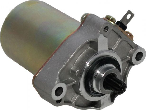 OVERSTOCK SPECIAL - Starter - Honda, Peugeot, 50cc, 90cc, 100cc, 110cc, NH50/90, SRX50/90, SH50, NHX110, Scooter, ATV, 9 splines