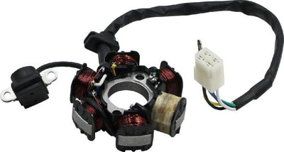 OVERSTOCK SPECIAL - Stator - Magneto Coil, 50cc to 125cc, 5 Wire