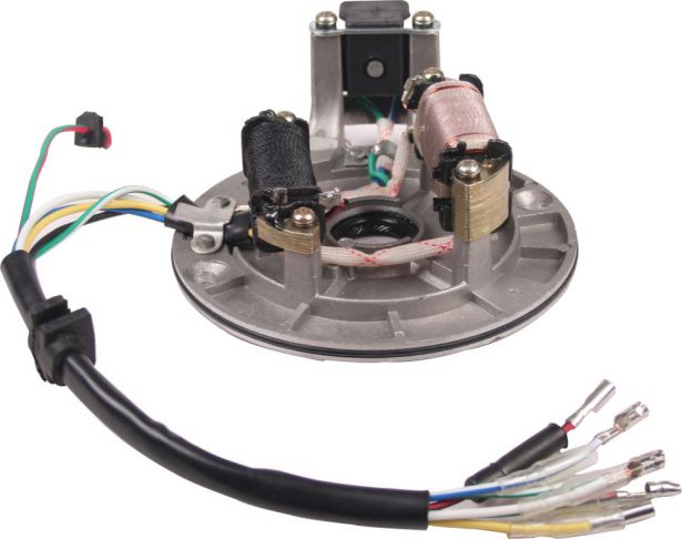 OVERSTOCK SPECIAL - Stator - Magneto Coil, 50cc to 150cc, 6 Wire