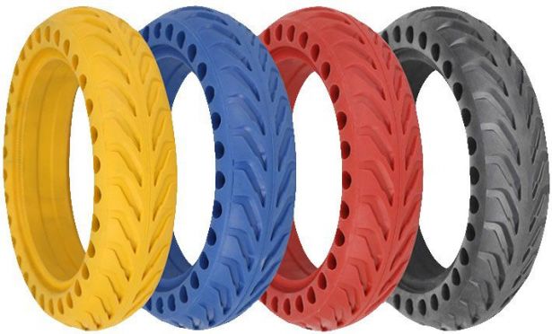 Tire - 8.5 x 2 Circular Honeycomb Solid Tubeless Tire