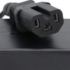 Charger - 48V, 3A, C13 Plug with Universal T-Prong, Reverse Polarity
