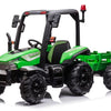 SHOK Ride On - Trundle Tug, 2-Seat, 24V, Leather Seats, EVA Wheels, Remote