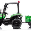 SHOK Ride On - Trundle Tug, 2-Seat, 24V, Leather Seats, EVA Wheels, Remote
