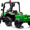 SHOK Ride On - Trundle Tug, 2-Seat, 24V, Leather Seats, EVA Wheels, Remote