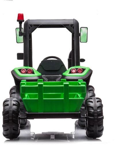 SHOK Ride On - Trundle Tug, 2-Seat, 24V, Leather Seats, EVA Wheels, Remote