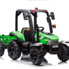 SHOK Ride On - Trundle Tug, 2-Seat, 24V, Leather Seats, EVA Wheels, Remote