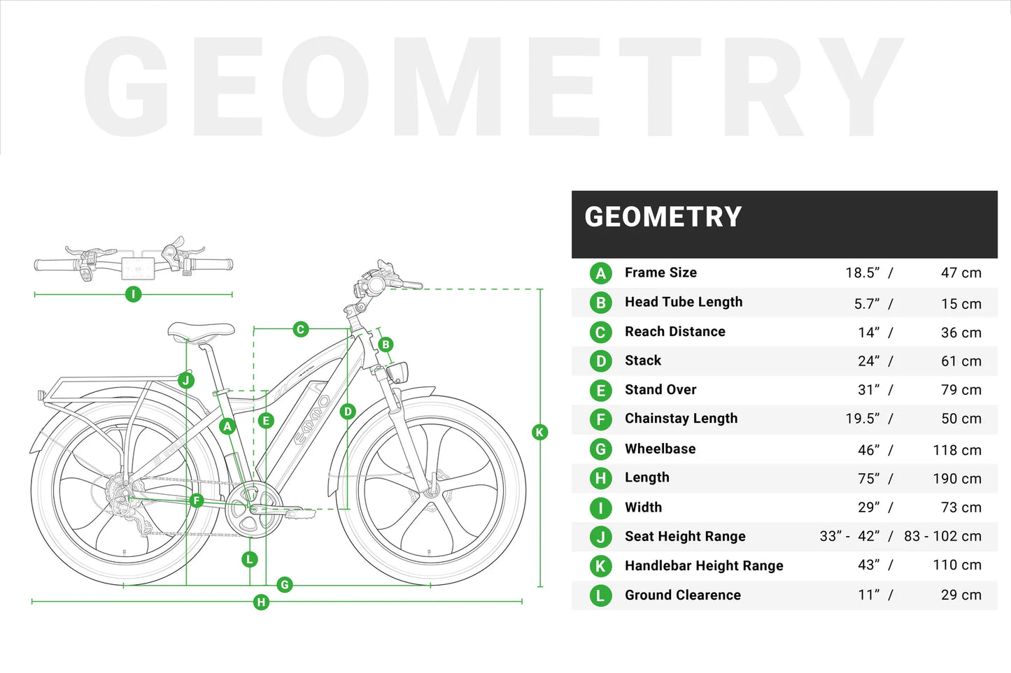 EMMO E-Wild Pro - Fat Tire eBike